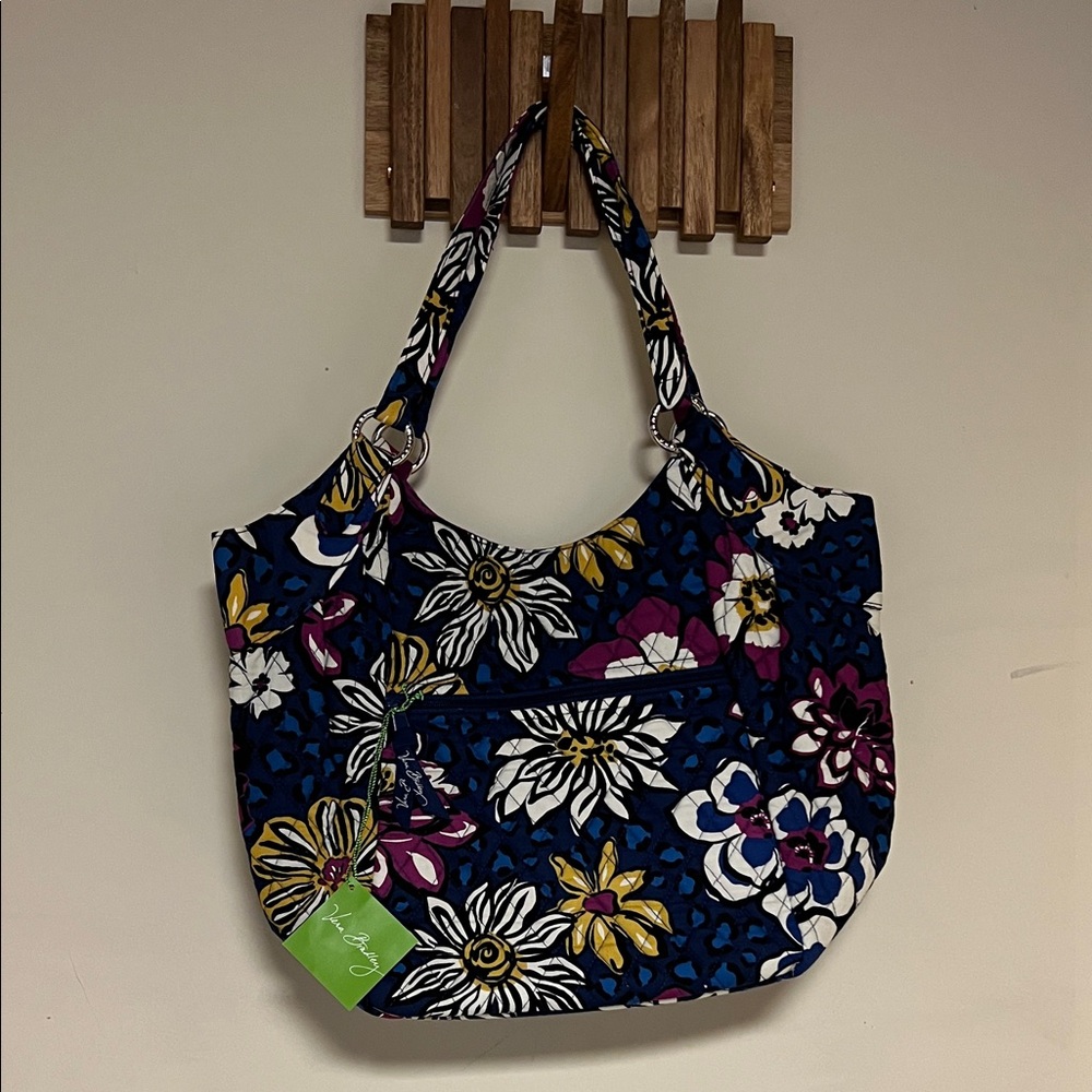 Vera Bradley Crescent Handbag African Violet NWT